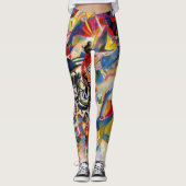 Vassily Kandinsky abstracte leggings (Voorkant)