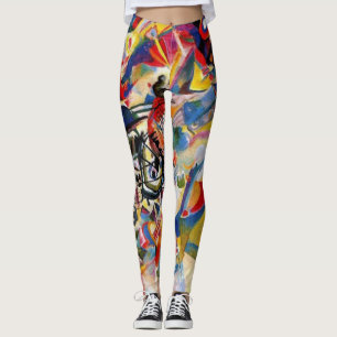 Vassily Kandinsky abstracte leggings