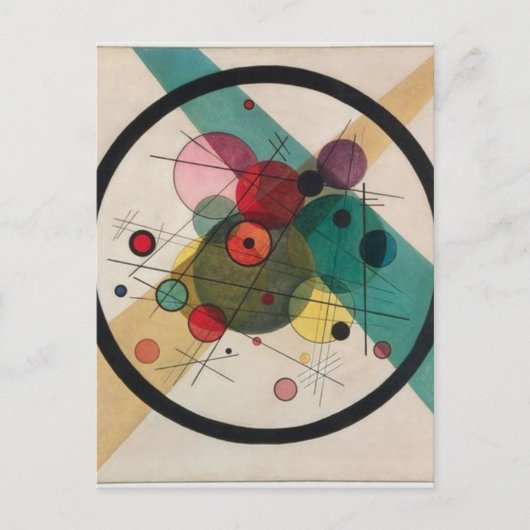 Vassily Kandinsky Circles in een Cirkel Briefkaart (Voorkant)