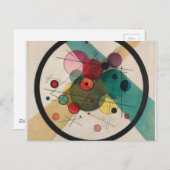 Vassily Kandinsky Circles in een Cirkel Briefkaart (Voorkant / Achterkant)
