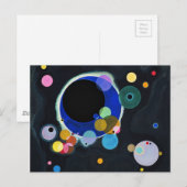 Vassily Kandinsky Verscheidene Circles Briefkaart (Voorkant / Achterkant)