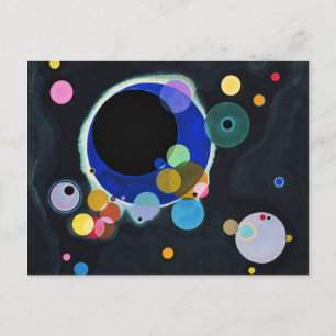 Vassily Kandinsky Verscheidene Circles Briefkaart