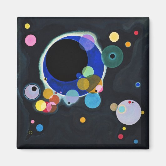 Vassily Kandinsky Verscheidene Circles Magneet (Voorkant)
