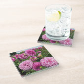 Vassio Meggos Dahlia Glazen Onderzetter (Schuin)