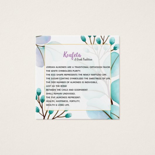 Vasso Koufeta Kaart (Voorkant)