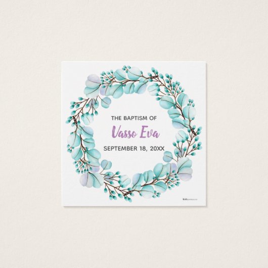 Vasso Koufeta Kaart (Achterkant)