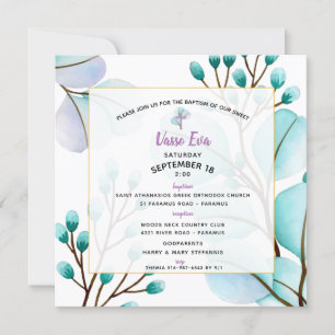 Vasso Square Invitation Kaart