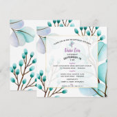 Vasso Square Uitnodiging (Voorkant / Achterkant)