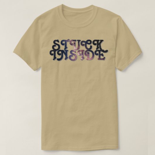 VAST AAN DE BINNENKANT T-SHIRT (Design voorkant)