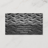 Vast abstract ruitvormig bord visitekaartje (Achterkant)