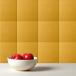 Vast ambergeel tegeltje<br><div class="desc">Vast amberkleurig, vuil geel ontwerp.</div>