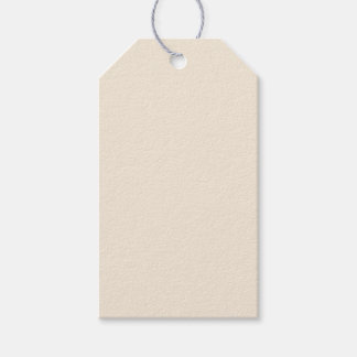 Vast antiek wit lichtbeige cadeaulabel