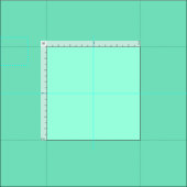 vast Aquamarine Stof (Delen)