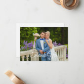 Vast bedankt briefkaart (Voorkant / Achterkant in situ)