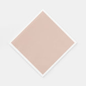 vast beige servet (Hoek)