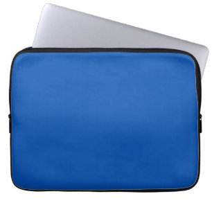 vast blauw laptop sleeve