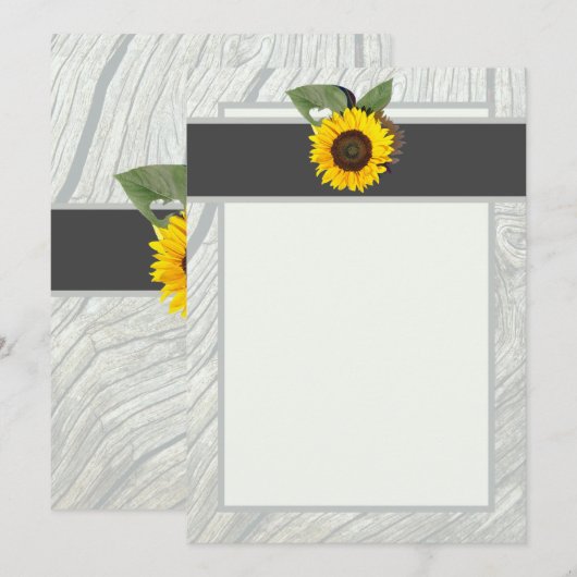 Vast blauwgroen blauw kaart (Voorkant / Achterkant)