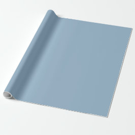 Vast bleek blauw pastelblauw cadeaupapier
