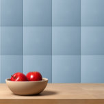 Vast bleek blauw pastelblauw tegeltje<br><div class="desc">Solid Color Plak pastel bleek blauw design.</div>