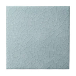 Vast Bleek blauw wasbeertje Afwerking Antiek Repro Tegeltje