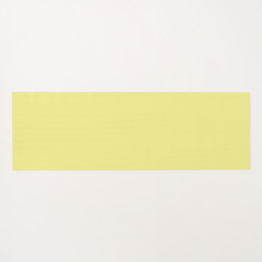 Vast bleek geel yogamat (Achterkant (horizontaal))