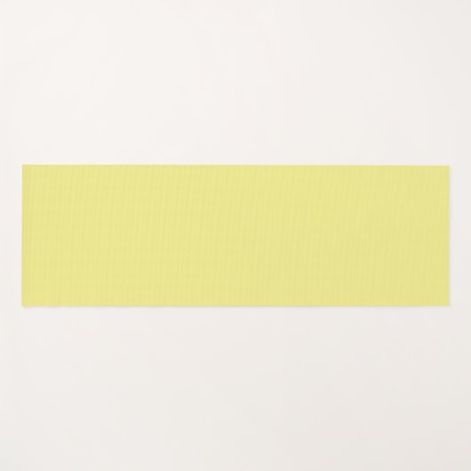 Vast bleek geel yogamat (Voorkant (horizontaal))