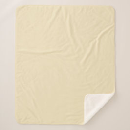 Vast Bleek maan Geel Sherpa Deken