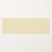 Vast Bleek maan Geel Yogamat (Voorkant (horizontaal))