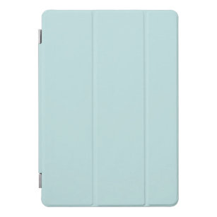 Vast bleek waterblauw iPad pro cover