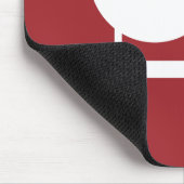 Vast brandblusser fles veiligheidsbord muismat (Hoek)