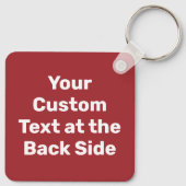 Vast brandblusser fles veiligheidsbord sleutelhanger (Achterkant)