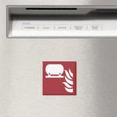 Vast brandblusser installatie veiligheidsbord magneet (Insitu (Vaatwasser))