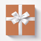 Vast brons bruin cadeaupapier