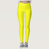Vast Canarische Gele Decor op Leggings (Voorkant)