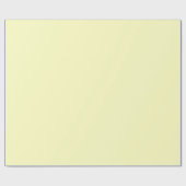 Vast crèmekleurig bleek geel cadeaupapier (Vlak)