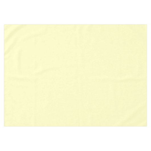 Vast crèmekleurig bleek geel tafelkleed (Voorkant (Horizontaal))