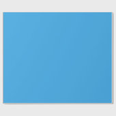 Vast cursief helderblauw cadeaupapier (Vlak)