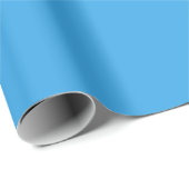 Vast cursief helderblauw cadeaupapier (Rol Hoek)
