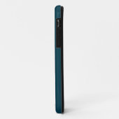 Vast diep, blauwgroen blauw Case-Mate iPhone case (Achterkant/links)