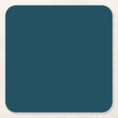 Vast diep, blauwgroen blauw kartonnen onderzetters (Voorkant)