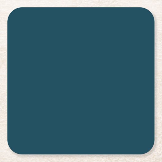 Vast diep, blauwgroen blauw kartonnen onderzetters (Voorkant)