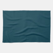 Vast diep, blauwgroen blauw theedoek (Horizontaal)
