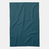 Vast diep, blauwgroen blauw theedoek (Verticaal)