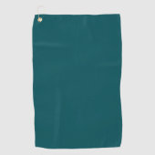 Vast diep blauwgroen golfhanddoek (Voorkant)