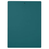 Vast diep blauwgroen klembord (Achterkant)