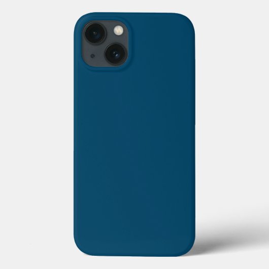 Vast diep-oceaanblauw Case-Mate iPhone case (Achterkant)