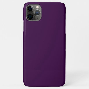 Vast diep paars donker plat Case-Mate iPhone case