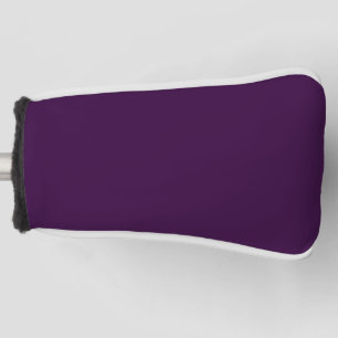 Vast diep paars donker plat golfheadcover