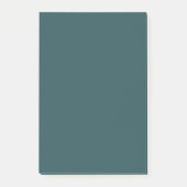 Vast donker Blauwgroen Post-it® Notes (Voorkant)