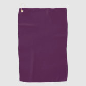 Vast donker paars golfhanddoek (Voorkant)